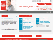 Tablet Screenshot of citedesmetierslimousin.fr